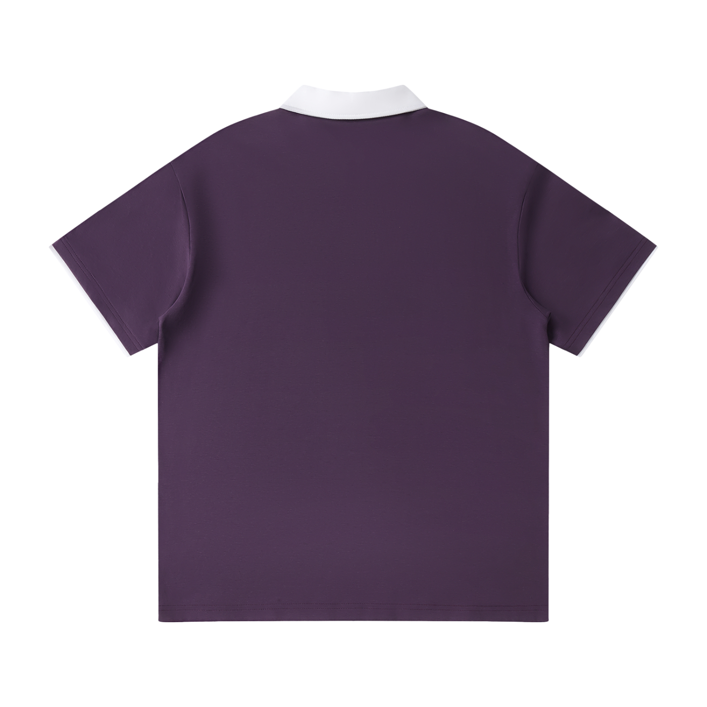 Urban Yellow Contrast Collar Raglan Polo Shirt
