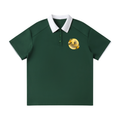 Urban Yellow Contrast Collar Raglan Polo Shirt